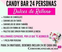 El increíble juego de preguntas y respuestas, que te permitirá poner a prueba tus conocimientos y desafiar a tus amigos para ver quién sabe más. Cuantos Dulces Necesito Para La Mesa De Dulces Candy Bar Por Persona