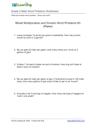 Jones assigned 47 homework problems to do for the week. Mixed Multiplication And Division Word Problems 3 Rates Flipbook By Fliphtml5