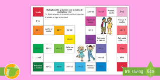 Conviértete en el número uno de la clase sumando, restando, multiplicando o dividiendo números pares e impares con estos resabiados juegos de matemáticas gratis. Juego De Mesa Multiplicacion Y Division X12