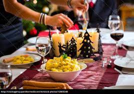 A guide to german christmas foods. Traditional German Christmas Dinner Sausages And Royalty Free Photo 12805348 Panthermedia Stock Agency