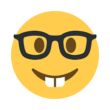 These comical eyeglasses are meant to represent people trying to hide themselves or their intentions. Nerd Face Emoji What Emoji