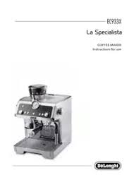 De'longhi pinguino c120 instruction manual. User Manual Delonghi 132126002 De Longhi La Specialist Manualsfile