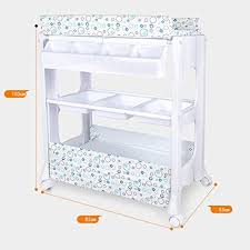Changing tables aren't just great for changing diapers, they also make bathing much easier. Mobile Baby Changing Table Dresser With Bath Tub Girl Boy Storage Station For Bathroom Buy Online At Best Price In Uae Amazon Ae