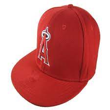 Wholesale Los Angeles Angels Fitted Caps A Letter Embroidery Baseball Cap Flat Brim Hat Team Size Baseball Cap Onl Fitted Hats Dallas Cowboys Hats New Era Hats