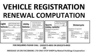 Rider S Fact Fyr Lto Registration Fees Lto One Stop Shop Facebook