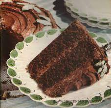 Starlight Double Delight Cake Pillsbury Bake Off 1951 Midcenturymenu Chocolateweek Just Desserts Cake Recipes Chocolate Week