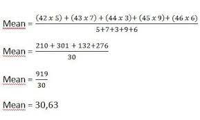 Rumus Mean Median Modus Pengertian Contoh Soal Jawaban