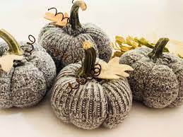 How To Make Fabric Pumpkins From Old Socks A Well Purposed Woman Fabric Pumpkins Fall Halloween Crafts Fall Crafts Diy