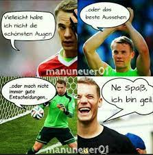 Beide leiden an muskulären beschwerden, wie der portugiesische verband vor der partie in münchen auf anfrage mitteilte. Manuel Neuer Funny Fussball Witze Lustiger Fussball Lustige Spruche