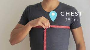 Measure around the fullest part of your chest, keeping the tape measure para. How To Measure Yourself Men Youtube
