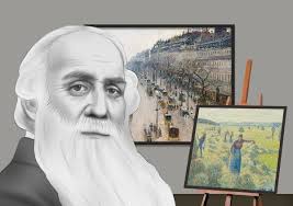 Каштаны в лувесьене 1879 г. Camille Pissarro Paintings Bio Ideas Theartstory