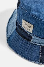 Uo Denim Patchwork Bucket Hat Denim Patchwork Hats Bucket Hat