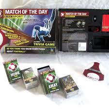 Before image rights and sponsorships deals, the national game was indeed a thing of beauty. Match Of The Day Electronic Trivia Game Board Game Boardgamegeek