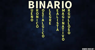 Soy no binario ¿sabes qué significa? Que Significa Binario