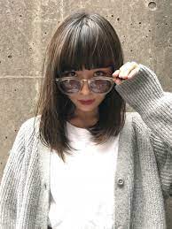 前髪や毛先をぱっつんに ミディアムスタイル アレンジ10選 hair ヘアスタイル ロング ヘアスタイル 美髪