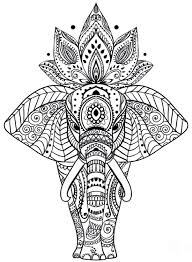 Hard Coloring Pages Of Animals 67 Jpg 2200 3000 Mandala Coloring Pages Elephant Coloring Page Mandala Coloring Books