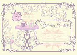 Blank Birthday Invitation Card Template Free Download Tea Party Invitation Blank Downloadable By Bellasscrapsnclips 4 00 Tea Party Invitations Party Invite Design Party Invite Template