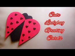Glue on a symbol or attachment that you know the receiver feel special. Greetingcard Diy Doityourself How To Make Cute Ladybug Greeting Card Youtube Greetings Greeting Cards Ladybug