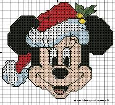 I have made several cross stitch patterns from classic disney images and they are available at my blogs at download free cross stitch and cross stitch fan. Schema Minnie Natalizia Disney Cross Stitch Patterns Disney Cross Stitch Holiday Cross Stitch