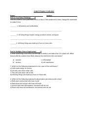 We did not find results for: Grade 8 Science Chapter 4 Quiz Docx Grade 8 Chapter 4 Cells Quiz Name Section Part A True False Thinking 6 Indicate Whether Each Statement Is True Or Course Hero
