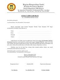 Check spelling or type a new query. Contoh Surat Perpulangan Pondok Pesantren