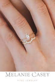 Diamond Ember Ring In 2020 Pear Shaped Engagement Rings Popular Jewelry Minimalist Engagement Ring