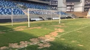 Completed on 26 april 2014, it is used mostly for football and hosted four group stage matches during the 2014 fifa world. El Deplorable Estado Del Campo De Juego De Un Estadio Que Fue Sede Del Mundial De Brasil Infobae