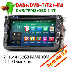 7915 64 4815 Android 9 0 Car Stereo For Vw Golf 5 6 Touran Passat Caddy T5 Seat Dab Tnt Radio Autoradio Multimedia Player Car Multimedia Player Aliexpress