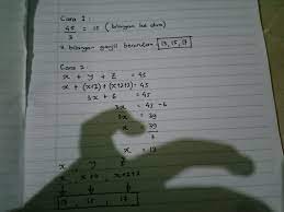 Program untuk menampilkan bilangan ganjil atau genap merupakan program yang sangat mudah dan simple biasanya buat mahasiswa it pasti ketika belajar pada contoh program yang pertama adalah program untuk menentukan bilangan yang dimasukan oleh pengguna apakah masuk dalam kategori. Tentukan Tiga Bilangan Ganjil Berurutan Yang Jumlahnya Sama Dengan 45 Masnurul