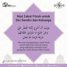 Saat membayarnya, jangan lupa membaca niat dan doa berikut ini. Niat Zakat Fitrah Untuk Diri Sendiri Dan Website Buntet Pesantren Facebook