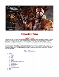 Steam Community :: Guide :: Fallout:Nv Console Command List / Weapons /  Armor / Npc'S And World Objects