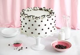 Double down on the mini chocolate chips and make this sweet chocolate chip buttercream frosting! Chocolate Chip Cookies And Milk Cake Keeprecipes Your Universal Recipe Box