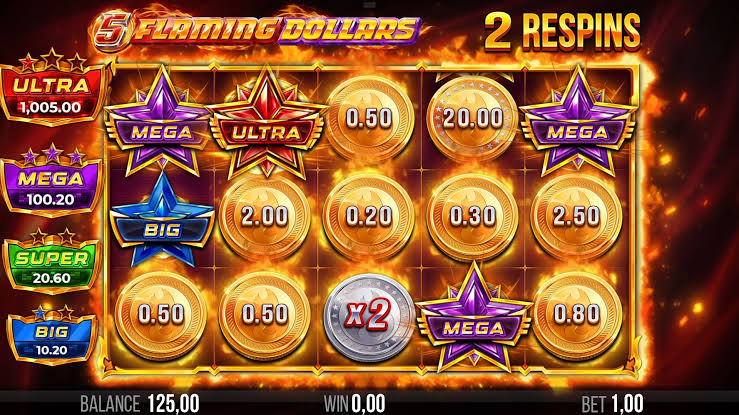 5 Flaming Dollars - OFFICIAL