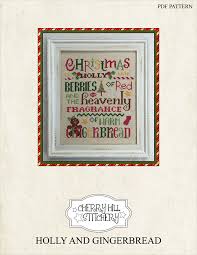 Size 94x104 stitches, 6.71x7.43in number of colors: A Berry Merry Christmas Vintage Counted Cross Stitch Pattern Pattern Only You Provide The Floss And Fabric Trueyogaevergreen Com