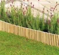 Stylish Bamboo Garden Edging for Elegant Borders