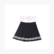 femboy and pleated skirt