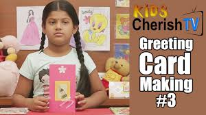 Fold the cards together and make a strong crease. Happy Anniversary Greeting Card Making 3 Kids Cherish Tv Ii Diy Youtube