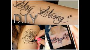 Go over your tattoo with a permanent marker when it begins to fade. How To Make Your Own Temporary Tattoo Top 3 Methods That Always Work Saved Tattoo