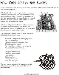 Runes Unit Study Little Pagan Acorns