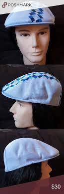 Men S Kangol Box Argyle Stripe 504 Hat Medium Kangol Argyle Blue Argyle