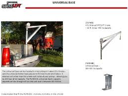 Aluminum dock frame kit part#: Light Weight Portable Cranes Pickup Truck Lted436 4