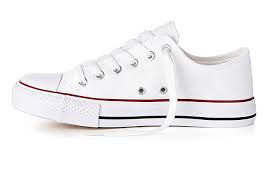 See other names below) is a type of athletic shoe with a canvas upper and rubber sole developed initially as beachwear. Buty Sportowe Trampki Biale Tenisowki 33 7231050192 Allegro Pl