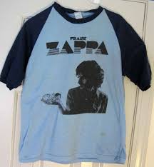 Rare Original 1980 Concert T Shirt From The 1980 Frank Zappa Joes Garage Concert Concert Tshirts Baseball Style Tee Frank Zappa