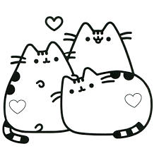 Dibujos Faciles De Amor A Lapiz Kawaii Para Dibujar Imprimir Colorear Colorear Imagenes Gatito Para Colorear Dibujo Gato Facil Dibujos Kawaii