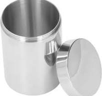 Small Tin Can Box, 304 Stainless Steel 14oz Canister for Coffee Tea Candy,  Loose Leaf Tea Tin Containers Storage with Airtight Lids for Storage Loose  ...