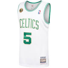 Men's Mitchell & Ness Kevin Garnett White Boston Celtics 2008-09 Hardwood  Classics Authentic Jersey