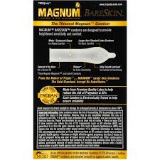 Trojan Magnum Bareskin Lubricated Large Size Condoms, 10 Ct - Pick 'N Save