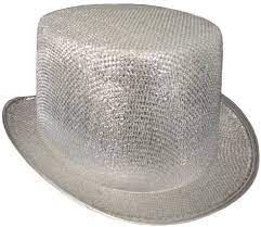 Silver Top Hats Wholesale Silver Top Hats Bulk 1354 Top Hat Wholesale Silver New Years Hat
