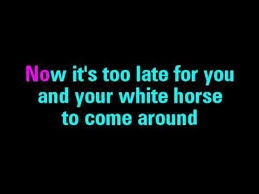 White Horse Taylor Swift Karaoke You Sing The Hitswith Vocals White Horse Taylor Swift Karaoke Songs Karaoke