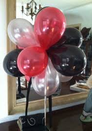 Party Red Black And Gold Balloon Arch Red Black Silver Balloon Centerpiece Silver Party Decorations Black Party Decorations Silver Balloon